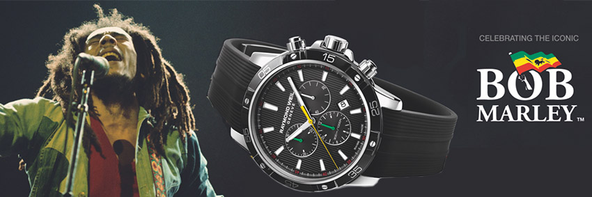 Raymond Weil Launches Limited Edition Bob Marley Timepiece